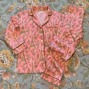 Bed Head Paris Eiffel Tower 2pc Pajama Pant Set S